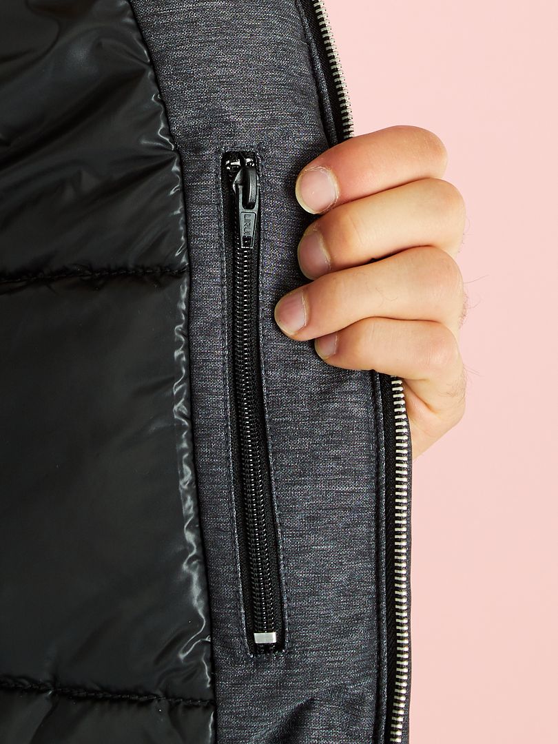 ASOS DESIGN - Sweat à capuche oversize avec imprimé au dos - Gris