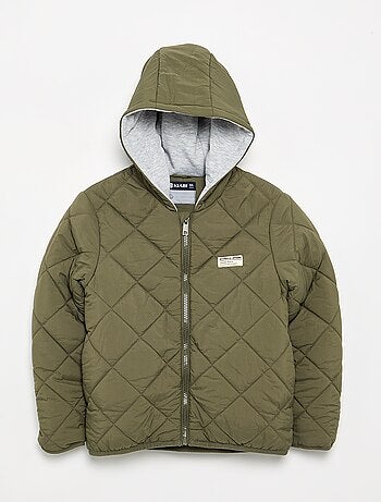 Blouson matelassé à capuche