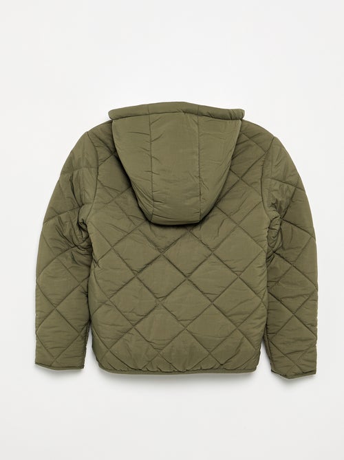 Blouson matelassé à capuche - Kiabi