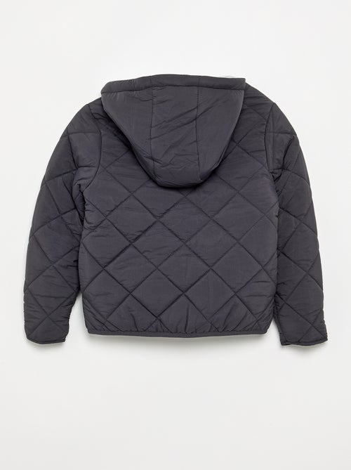 Blouson matelassé à capuche - Kiabi