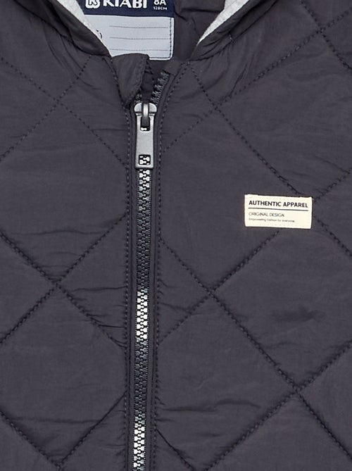 Blouson matelassé à capuche - Kiabi