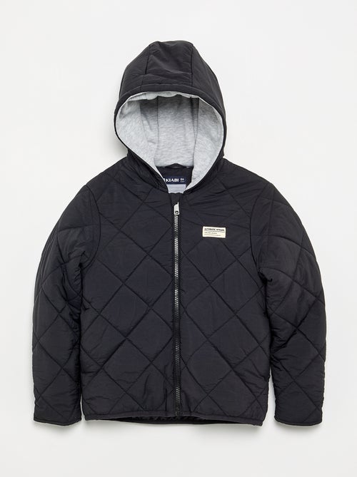 Blouson matelassé à capuche - Kiabi