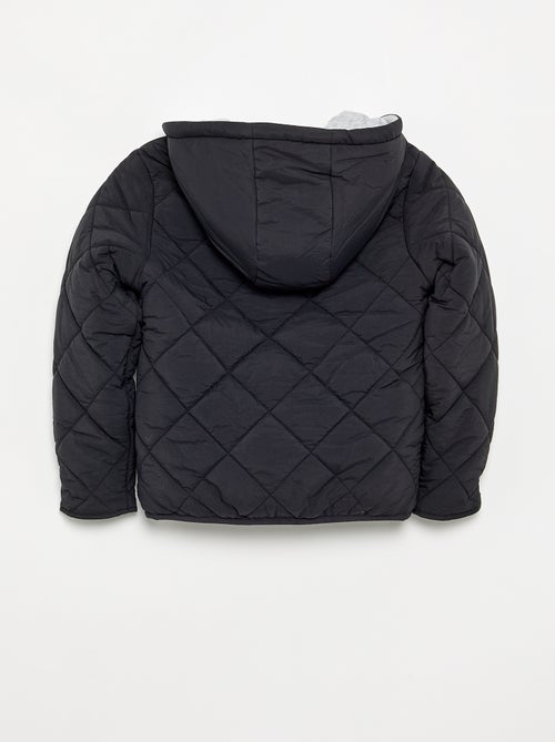 Blouson matelassé à capuche - Kiabi