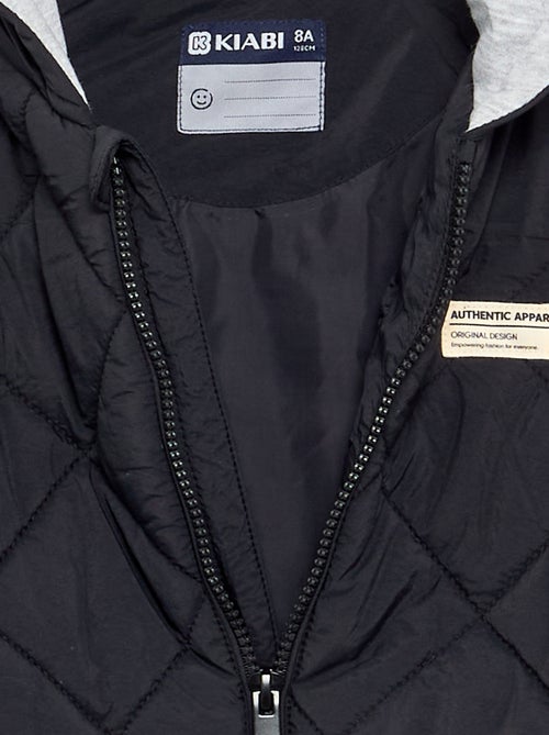 Blouson matelassé à capuche - Kiabi