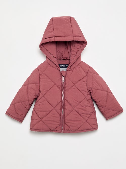 Blouson matelassé à capuche - Kiabi