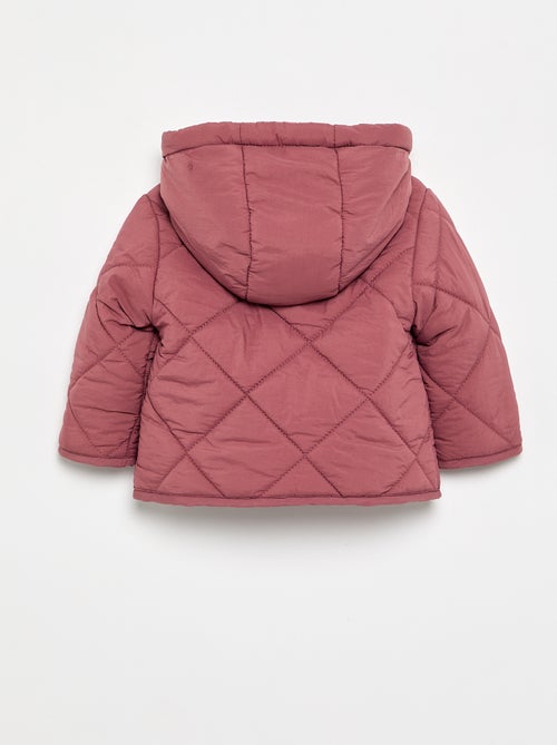 Blouson matelassé à capuche - Kiabi