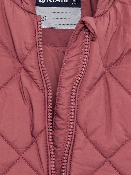 Blouson matelassé à capuche - Kiabi