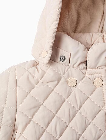 Blouson matelassé avec capuche amovible