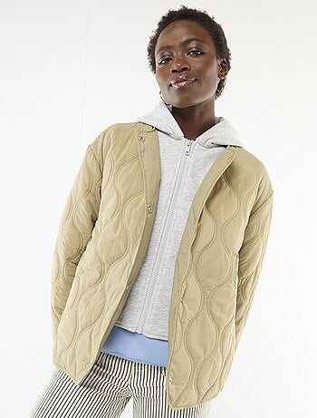 Blouson matelassé avec plastron amovible