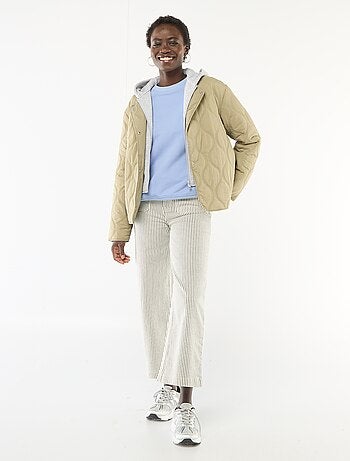 Blouson matelassé avec plastron amovible