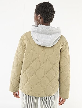 Blouson matelassé avec plastron amovible