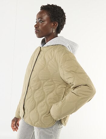 Blouson matelassé avec plastron amovible