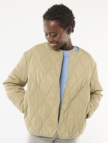 Blouson matelassé avec plastron amovible