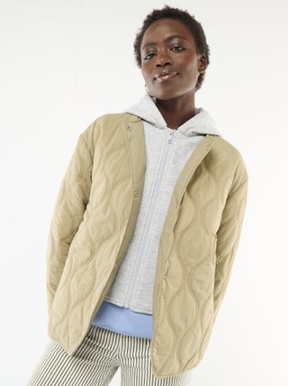 Blouson matelassé avec plastron amovible