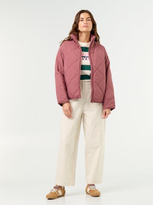 Blouson matelassé et déperlant - Kiabi Blouson matelassé et déperlant - Kiabi