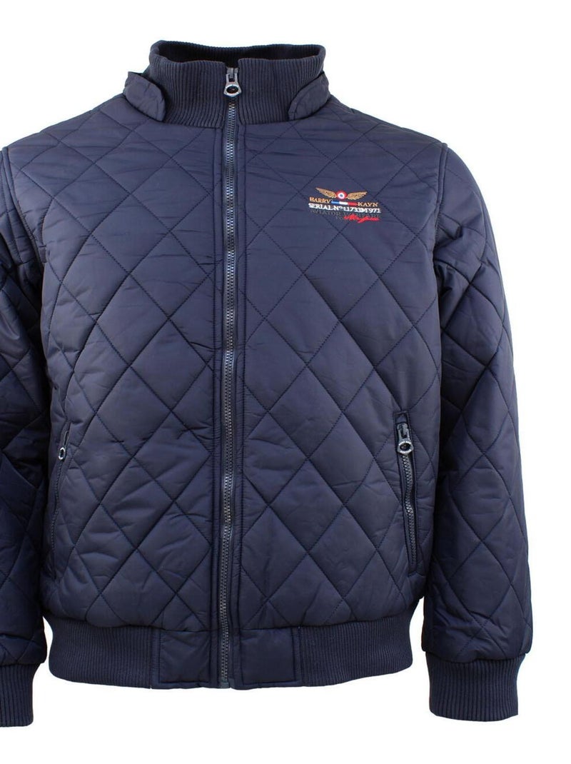Blouson matelassé garçon ECORTO - HARRY KAYN Bleu marine - Kiabi