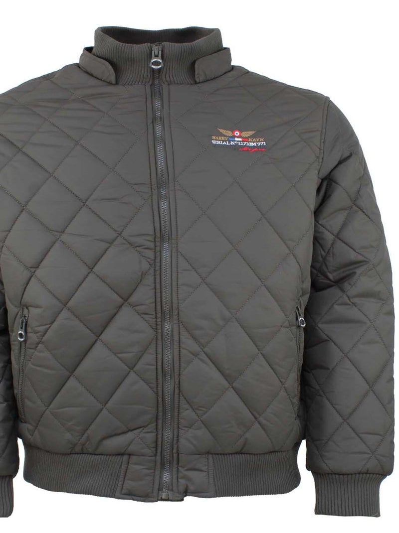 Blouson matelassé garçon ECORTO - HARRY KAYN Kaki - Kiabi