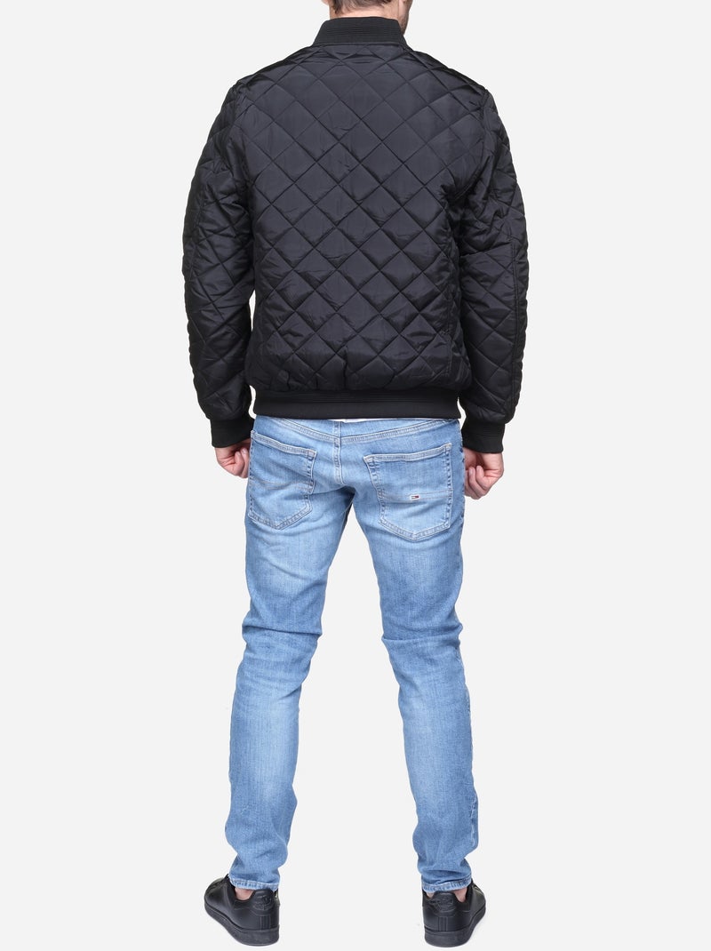 Blouson matelassé Noir - Kiabi