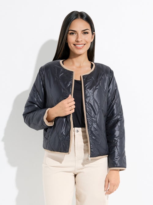 Blouson matelassé réversible - Kiabi