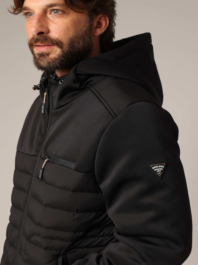Blouson matelassée à capuche
 'Deeluxe' Noir - Kiabi