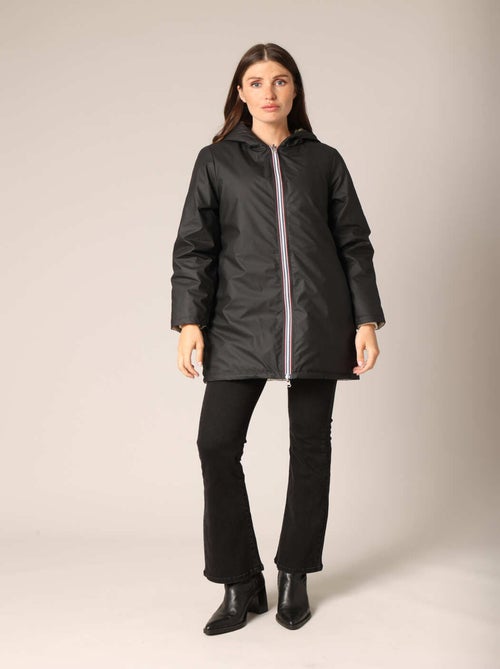 Blouson mi-long réversible
 'Deeluxe' - Kiabi