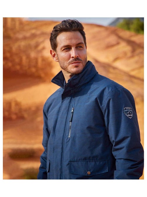 Blouson Microfibre Matelassé   - ATLAS FOR MEN - Kiabi