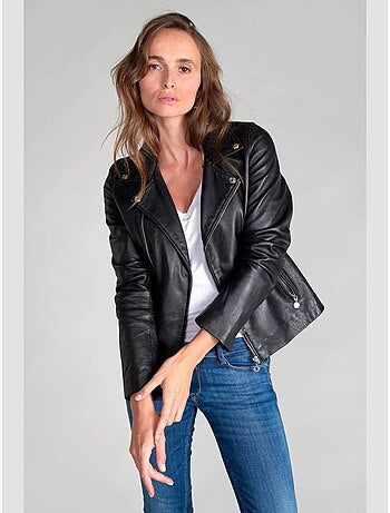 Blouson NANCY en cuir 'Le Temps Des Cerises'