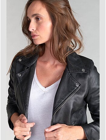 Blouson NANCY en cuir 'Le Temps Des Cerises'