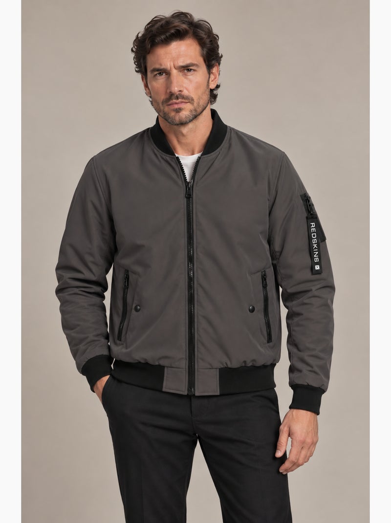Blouson nano customs gris redskins Gris - Kiabi