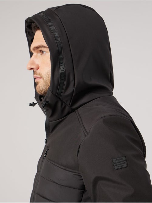 Blouson noir regular homme 'deeluxe' - Kiabi Blouson noir regular homme 'deeluxe' - Kiabi