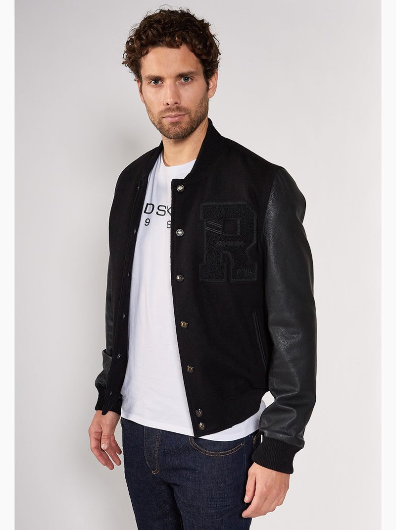 Blouson oxford hatch  redskins Noir - Kiabi