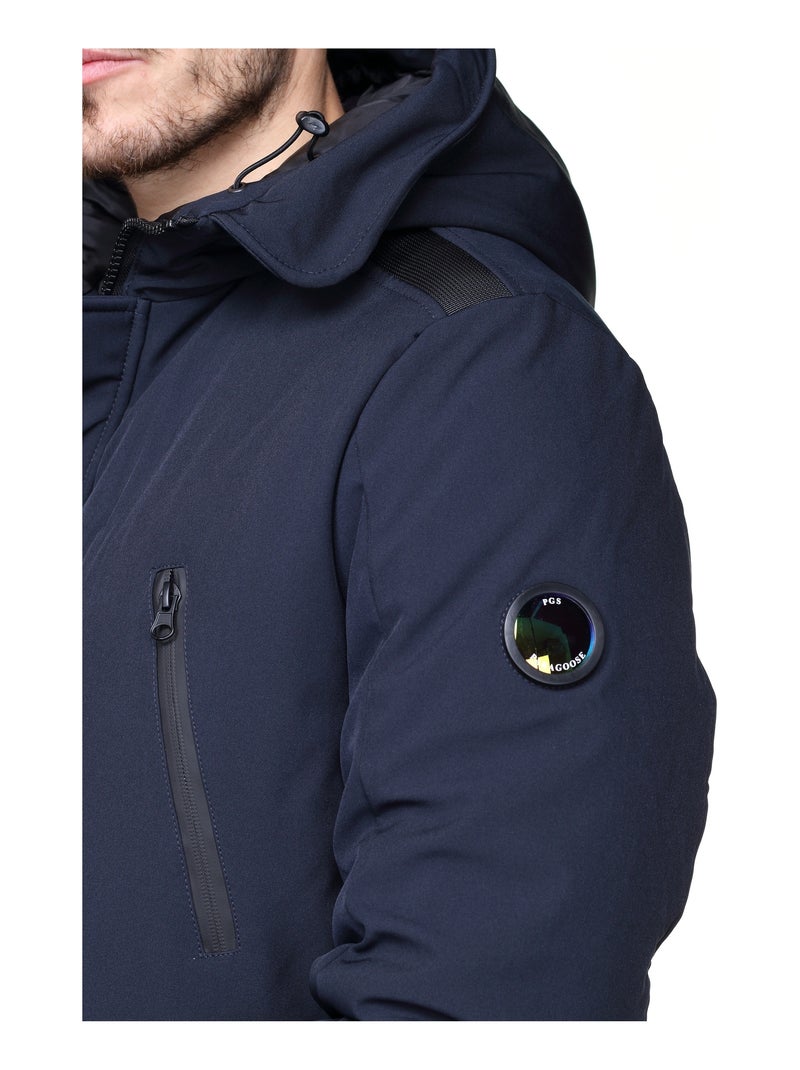 Blouson Paragoose à capuche Bleu foncé - Kiabi