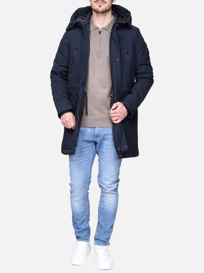 Blouson Paragoose à capuche Bleu foncé - Kiabi