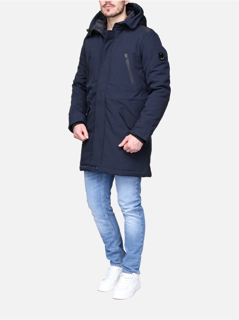 Blouson Paragoose à capuche Bleu foncé - Kiabi