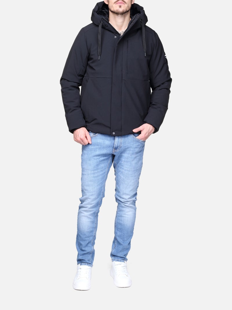 Blouson Paragoose à capuche Noir - Kiabi