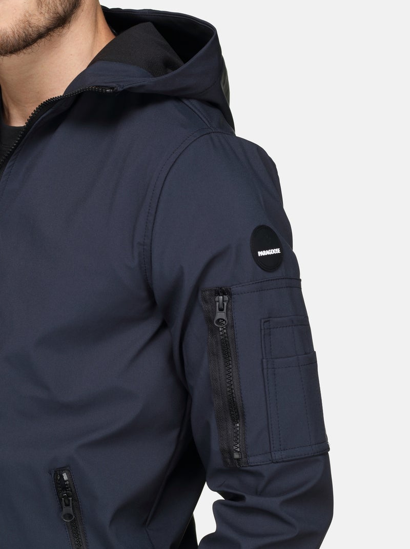 Blouson Paragoose casual à capuche Bleu - Kiabi