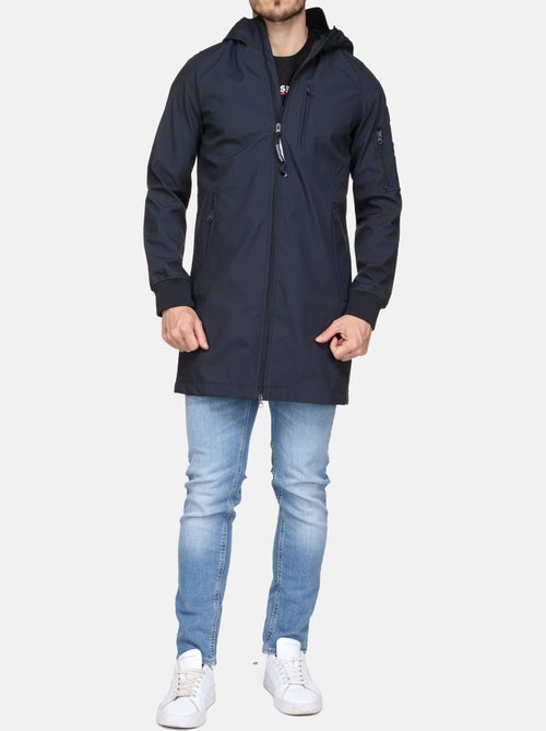Blouson Paragoose mi longue avec capuche - Kiabi