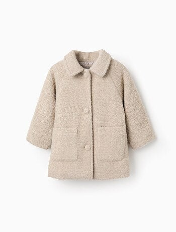 Blouson Pelucheux avec Boutons