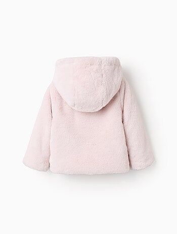 Blouson Pelucheux avec Capuche