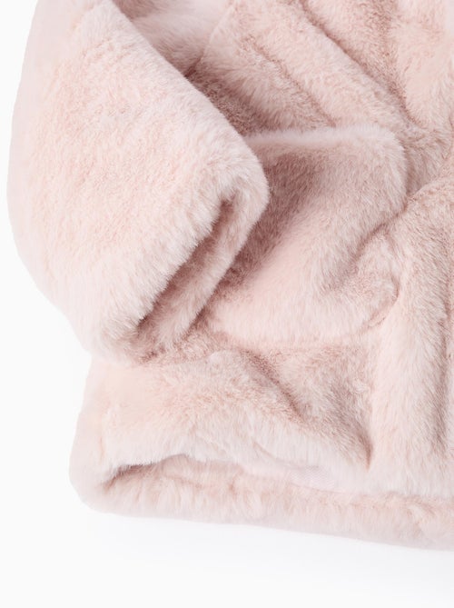 Blouson Pelucheux avec Capuche - Kiabi