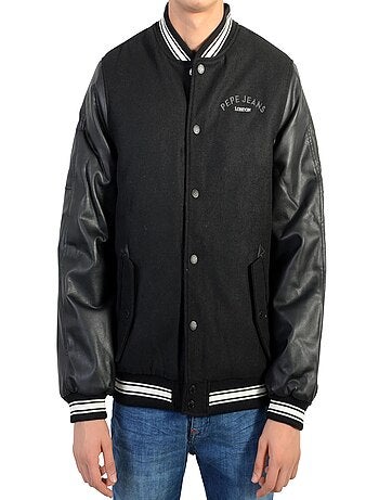 Blouson Pepe Jeans Enfant Riley JR Black