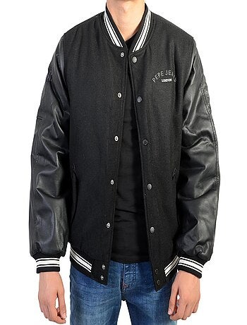 Blouson Pepe Jeans Enfant Riley JR Black
