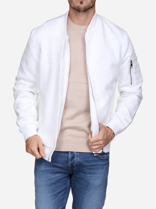 Blouson piqué uni - Kiabi