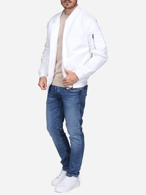 Blouson piqué uni - Kiabi