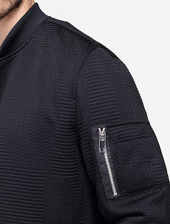 Blouson piqué uni