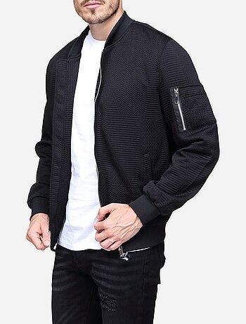 Blouson piqué uni