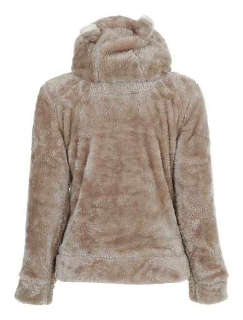 Blouson polaire à capuche femme ARELI - Ecru - Kiabi - 48.72€