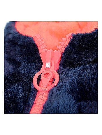 Blouson polaire à capuche fille FARELI - DEGRE CELSIUS