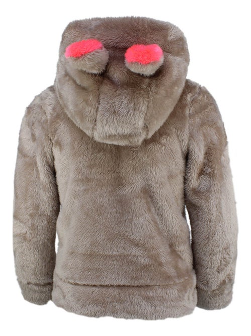 Blouson polaire à capuche fille FARELI - DEGRE CELSIUS - Kiabi