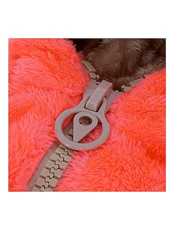 Blouson polaire à capuche fille FARELI - DEGRE CELSIUS